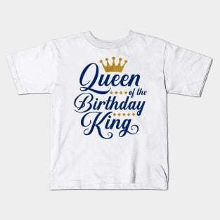 Queen Of The Birthday King Kids T-Shirt